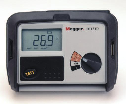 noise voltage indicator (OK high) Potential probe resistance indicator (OK or high) Current probe resistance (OK or high)