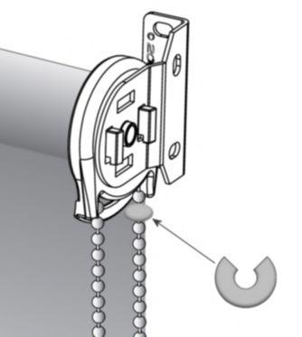 If the shade appears to be telescoping, lower the shade to the lowest limit possible until the roller tube is exposed.