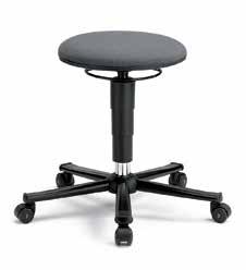 bimos has the answer to these requirements: stools and footrests suitable for areas that support the human body and relieve physical stress.