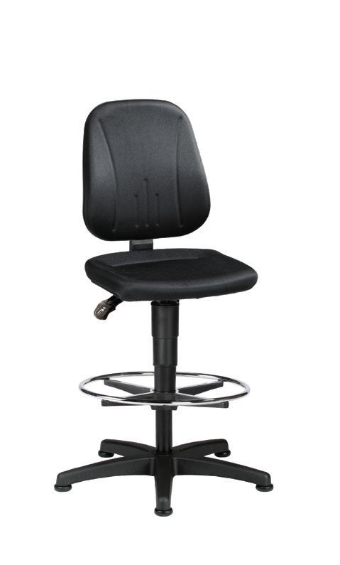 Ergo chair with fabric upholstery Fabric upholstery is recommended for use in clean working environments. The high-quality fabric upholstery is breathable and can both absorb and expel moisture.