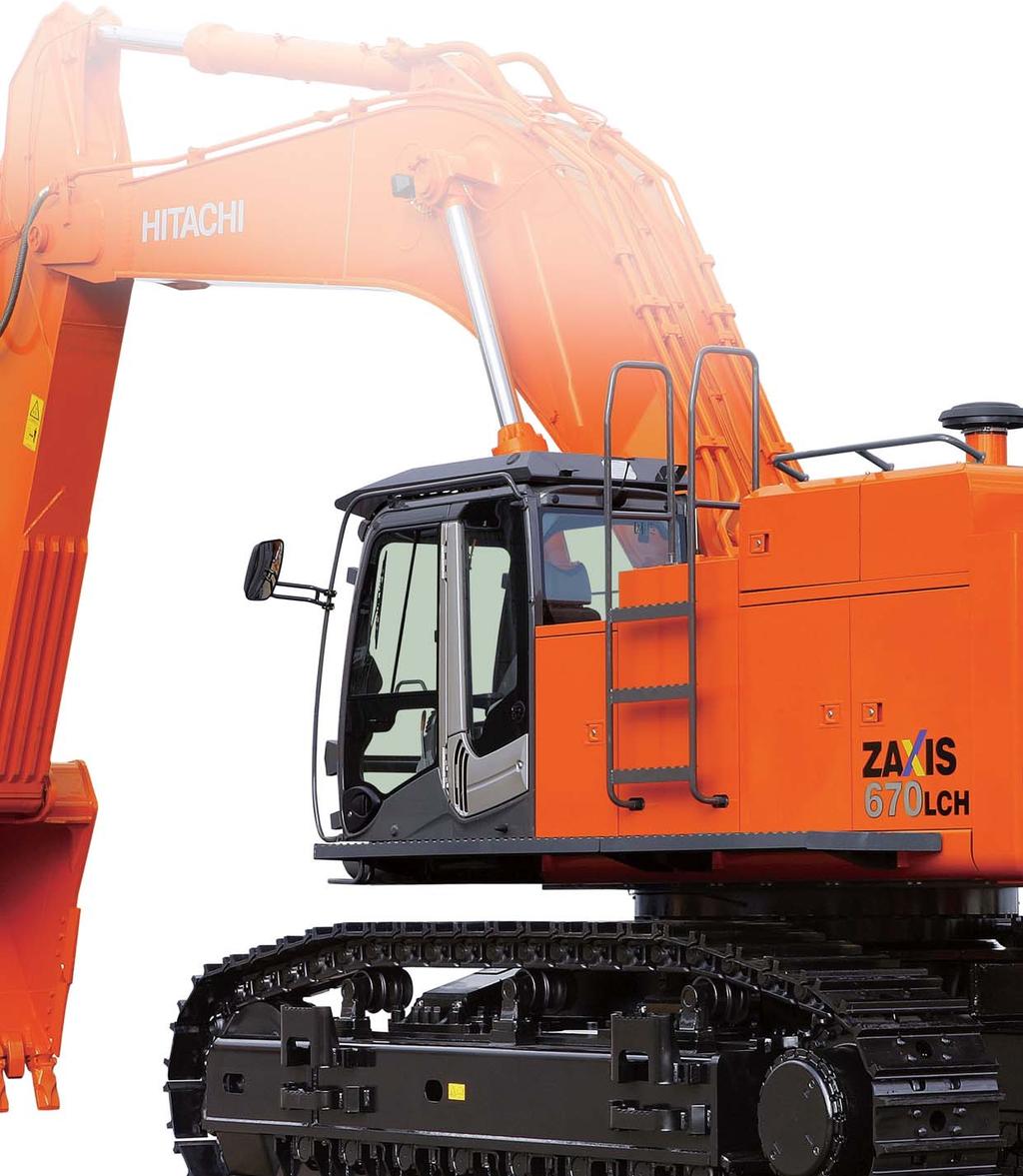 ZAXIS-3 series HYDRAULIC EXCAVATOR Model Code : ZX650LC-3 / ZX670LCH-3 Engine Rated Power : 345 kw (463 HP) Operating Weight : ZX650LC-3 : 65 900