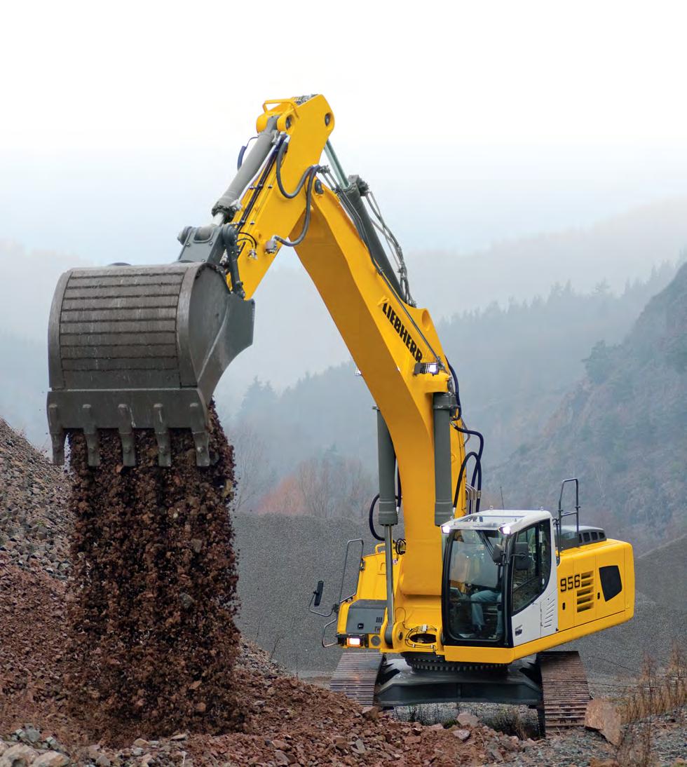 Crawler Excavator R 956 Operating Weight: 117,945 123,020 lb Engine Output (SAE J1349):