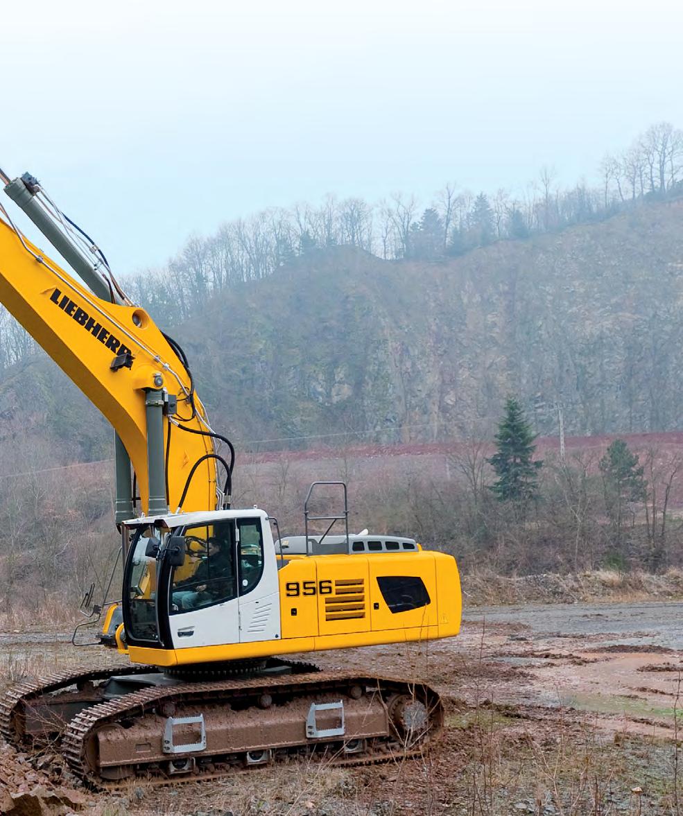 Performance Responsive and precise, the R 956 crawler excavator allows the operator to perform a large range of tasks while working at earthmoving sites or in quarries.