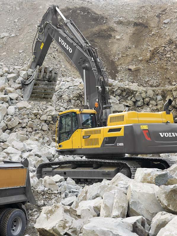 Volvo excavators ec340d, ec380d, ec480d