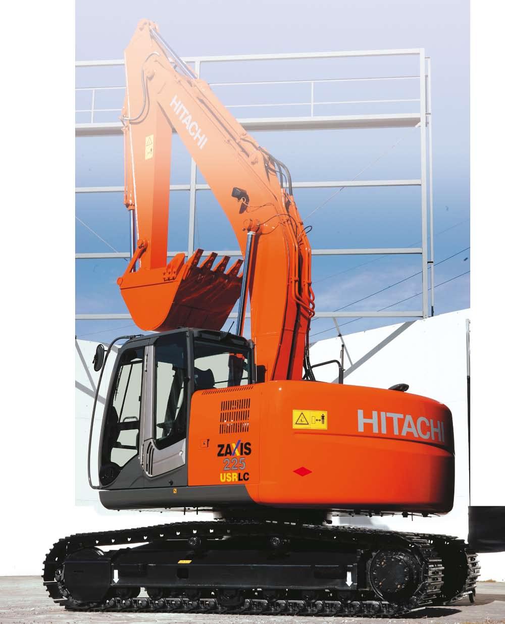 ZAXIS-3 series Short rear-end swing version HYDRAULIC EXCAVATOR Model Code : ZX225USRLC-3 Engine Rated Power : 122 kw (164 HP)