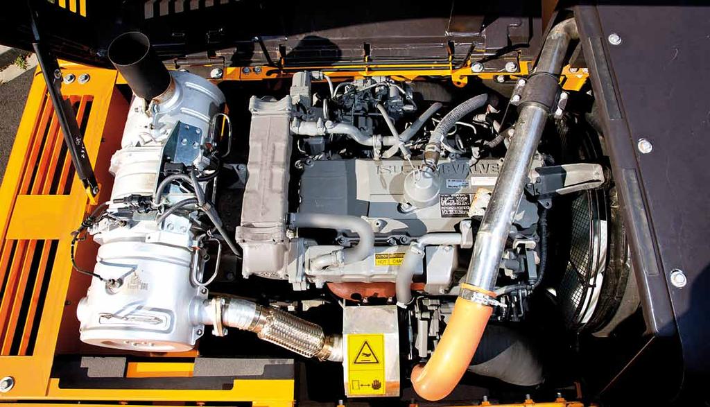 With Stage IV emission standards, the engine follows the environmentally friendly direction of SANY products.