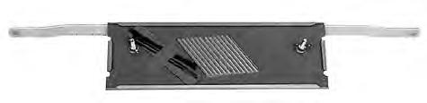 FIBERLIGN Organizers #8000193 #8001072 Horizontal organizer for 4.0" x 25.8" (102 x 655 mm) Case. Accommodates up to three splice trays.