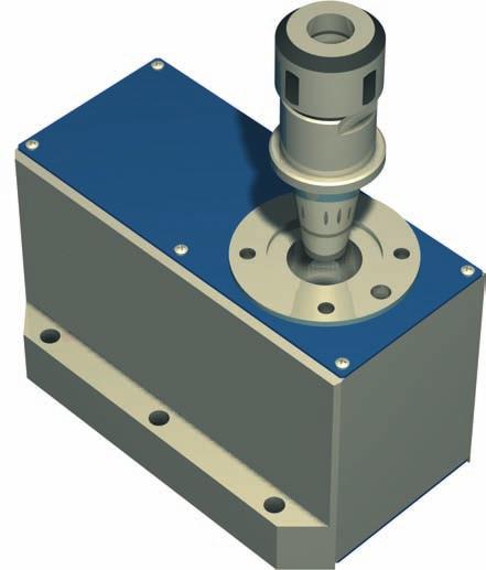 for tools Ø 3-10 mm, with mounting ring Item no: 239122 0001 for tools Ø 3-127 mm, with mounting ring Item no: 239122 9001 The rotary/swivelling unit ZDS 2030 can be used as fourth/fifth axis in CNC
