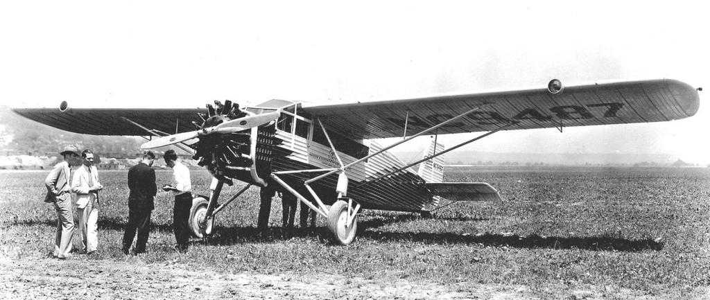 In 1929 the company moved into a new plant adjoining the Lunken Airfield and produced the Model G-2W Flamingo under the authority of the Department of Commerce Approved Type Certificate No. 192. The Flamingo, #11, NC9487, received Memo Approval 2-62 on July 31, 1929 for eight seats and 5800 pounds.