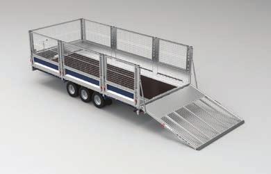 Ladder racks A configurable ladder rack system gives options to add a ladder rack to side extensions,