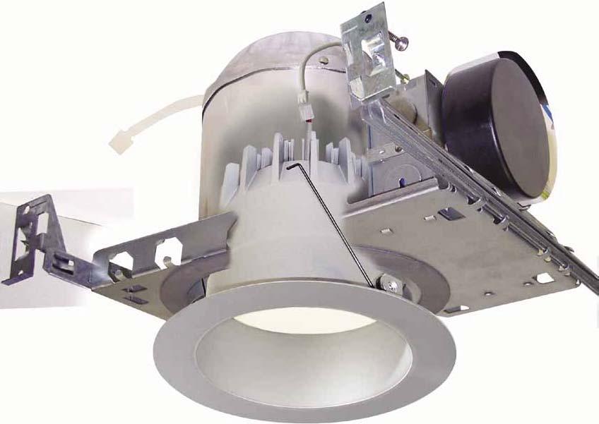 LED Recessed Platinum Series New Construction and Remodel Housings All housings are IC-Rated and Air-Tight Quick Connectors Easily connect the LED trim to the LED housing Driver Mounted on the