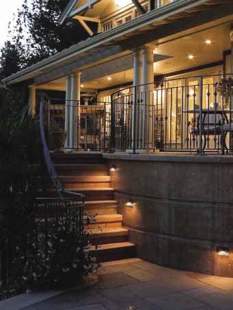 The Nora Lighting family of LED Step Lighting Nora step lights create a safe path of