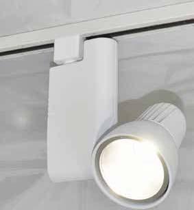 Pillar 18W LED Track Fixture Pillar LED Track Fixture NTE-810L Series* 18W Max Features: Up to 742 lumens and 80 CRI committed to GREEN Lamp: 18W LED (included) Color Temp: 3000K Warm White (30),