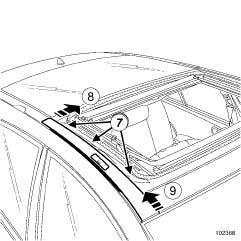 NON-SIDE OPENING ELEMENT MECHANISMS Sunroof operating mechanism: Removal -