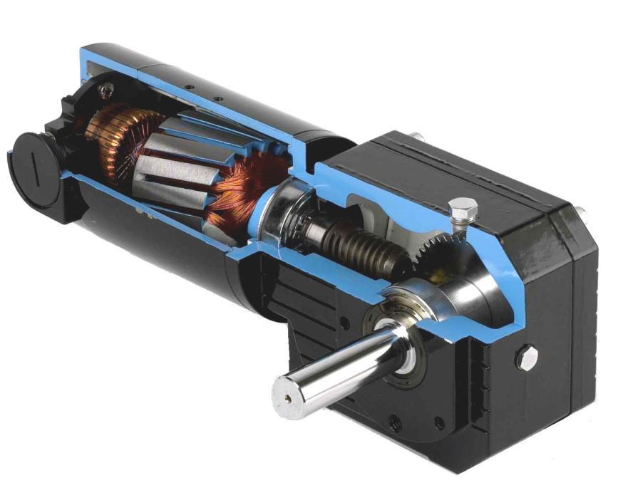 Courtesy of Bodine Electric Company 5-4 DC Motors Small geared motors can be useful in tracking drives because the output turns slowly.