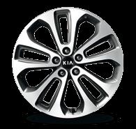 Alloy wheel kit 7" 7" distinctive five-spoke alloy wheel, suitable for /6 R7