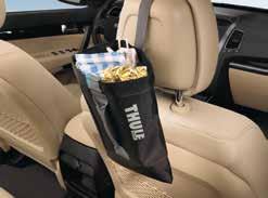Trunk organiser This removable 4-litre organiser keeps contents organised and in place.