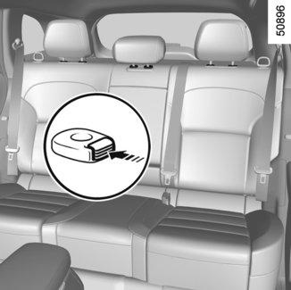 REAR HEADRESTS A Position for use Lift the headrest to maximum height, then lower it until it locks.