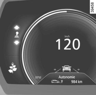 DISPLAYS AND INDICATORS (1/2) 4 A 1 5 6 2 Instrument panel A Depending on the vehicle, you can customise your instrument panel with the content and colours of your choice.