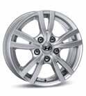 F2F40AK990 (not shown) Alloy wheel 15 15 five-double-spoke alloy wheel, silver, 6.0Jx 15, suitable for 195/65 R15 tyres. Cap and nuts not included.