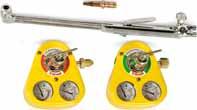 Heavy-duty Series 40 OR medium-duty Series 30 regulators with three-year warranty Heavy-duty torches with five-year warranty Torch-mount flashback arrestors for added safety (acetylene outfits only)