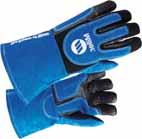 Triple-padded palm for added comfort Goat grain leather offers superior flexibility and dexterity Work Dual-padded