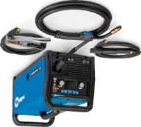 the power cord. Max. 3/8 in. (9.5 mm) MIG Mild Steel Welding Capability Max. 3/8 in. (9.5 mm) MIG Aluminum Max. 3/16 in. (4.8 mm) TIG Mild Steel Min. 24 ga. (0.6 mm) Min. 18 ga. (1.2 mm) Min. 24 ga. (0.6 mm) Min. 16 ga.