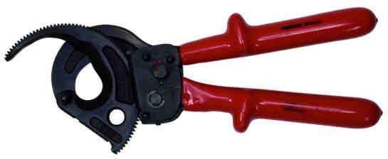 Ratchet Cu/Al cable cutter frnt pening reinfrced blades f special steel ne mvable blade Mdel Lenght Cutting