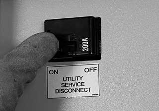 If line-to-line voltage is not 240 volts, refer to the Installation Guide for the proper adjustment procedures.