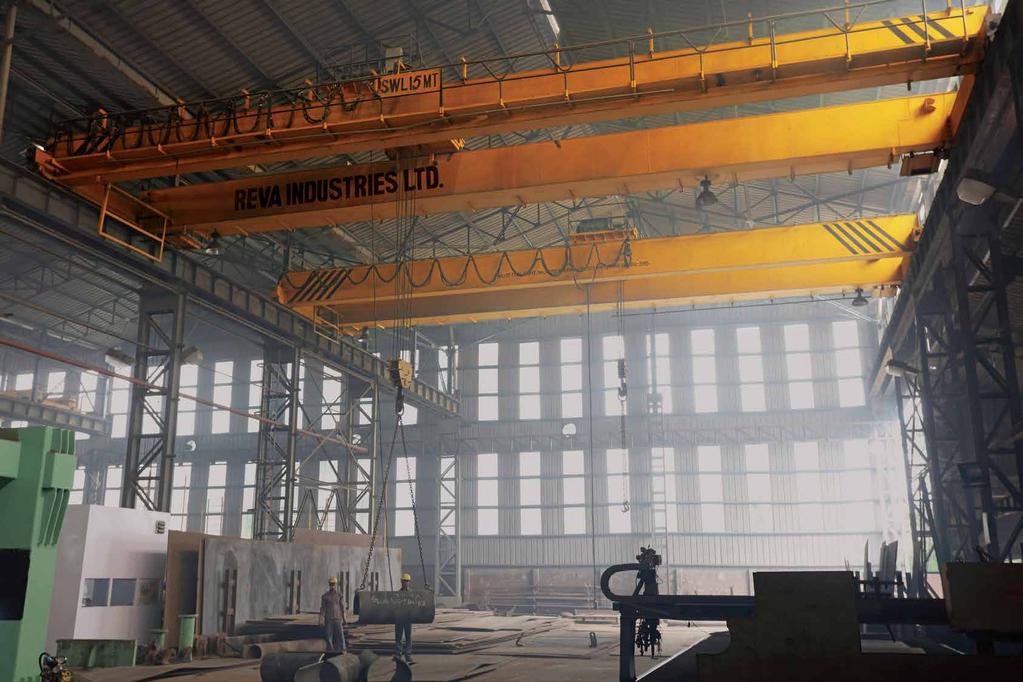 Electric Overhead Traveling Cranes Our Electric Overhead Cranes are available in capacities ranging