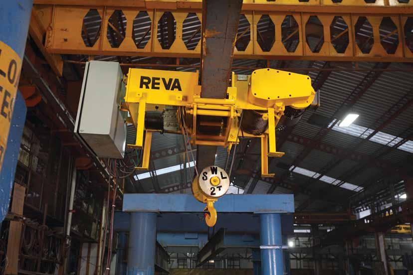 Electric Wire Rope Hoists Reva Hoists are designed as per IS 3938 and