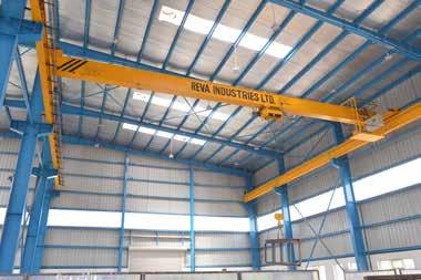 We have designed and supplied Single Girder Cranes up to 25T Capacity, and 25 M Span.