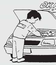 Do not leave the engine running in garages or other confined areas. (Continued) WARNING (Continued) Do not park with the engine running for a long period of time, even in an open area.
