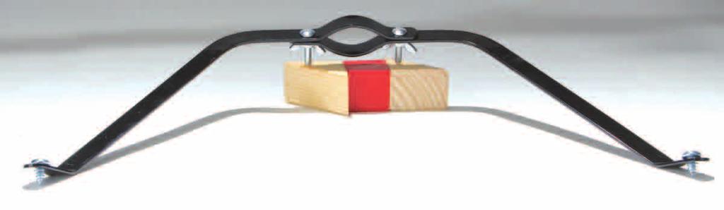 06 HANDLE ACCESSORIES Metal handle brace with hardware helps reduce handle breakage in large sweeps.
