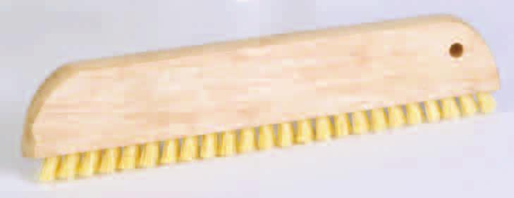 PAINT SUNDRY COMPOUND APPLICATORS ACID SCRUB BRUSHES Acid brushes offer high fluid retention and are densely packed in a hardwood block with tapered or threaded handle holes.