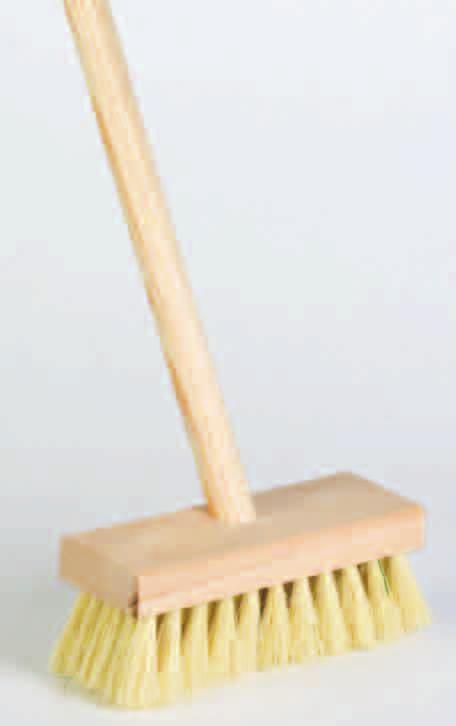 PAINT SUNDRY COMPOUND APPLICATORS ROOF BRUSHES Popular and economical lightweight brush designed for coating roofs, as well as washing and cleaning brick, stone, and wood.