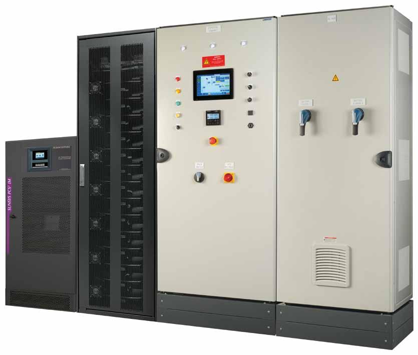 Distribution module Connects multiple in parallel and multiple battery racks in parallel to deliver the power and energy needed for almost any installation.