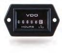 Hourmeters Electrical, 2 1 /16 (52mm) dia, with minute hand Description Maximum Hours On