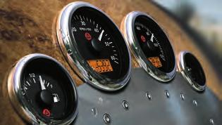 output on all 85mm and 110mm tachometers Available Viewline tachometer features: Up to four
