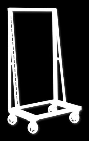 ngle iron frame and uprights provide a stable platform for components.