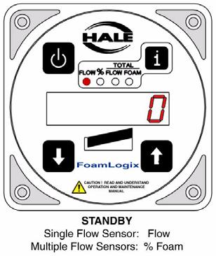 9 SIMULATED FLOW MODE OPERATION The Simulated Flow mode of the Hale FoamLogix system allows operation of the foam pump without discharging water through a foam