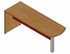Premiere P-top Desks Product Code: PRDD 42" to 84" in 1" increments Depths: 30", 36", 42" Modesty Options 28" modesty 21" modesty 14" modesty 21" textile modesty 14" textile modesty Leg Options