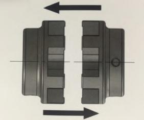 movement of the insert accommodates parallel