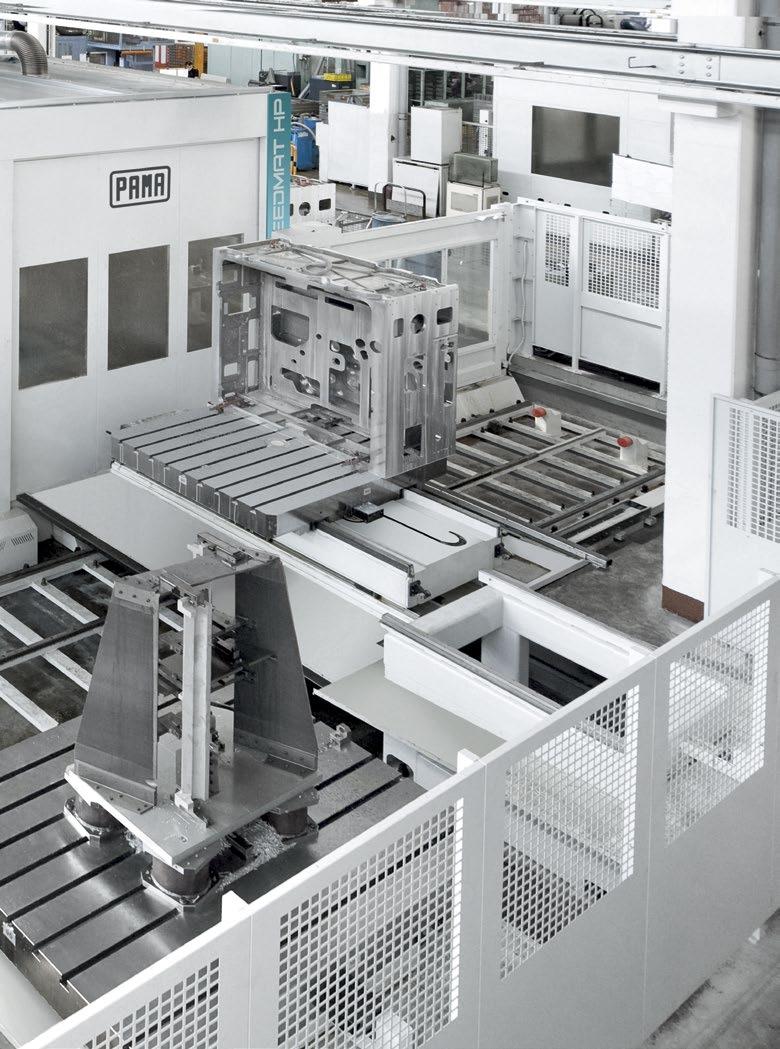 33 production cell consisting of 1 machine with several pallets, several