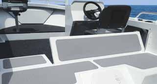 Side Decks Side Console width (mm) 660mm 660mm 660mm 660mm 660mm 660mm 660mm 660mm 660mm 660mm 660mm Seat Positions 4 4 5 4 5 4 5 4 5 5 5 32mm Rail Tubing - Front and Rear Side Pockets Casting Deck