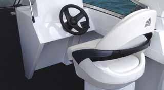 5 18.5 18.5 18.5 Max Passengers* 7 7 8 8 8 STRUCTURAL FEATURES Active Transom Folding Wake/Rocket Launcher High Tensile 5083