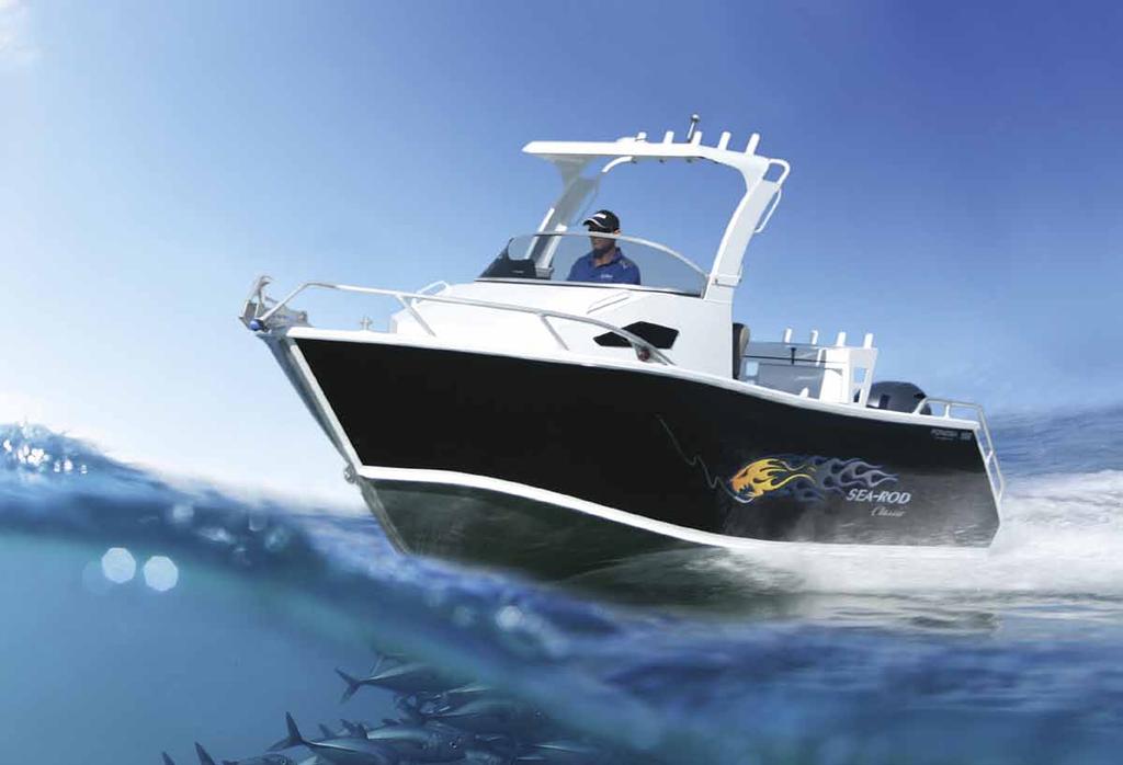For the full range of optional extras for each model visit online at formosamarineboats.com.au Your SEA-ROD Dealer is: NEW!
