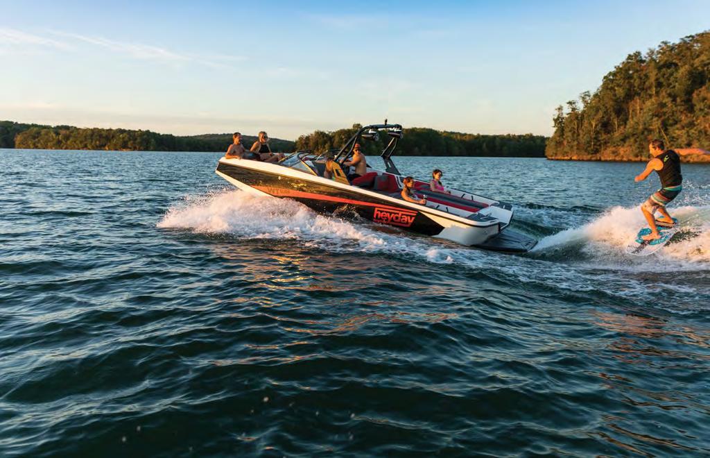 Heyday s purpose-built wake boats are designed with everything you need