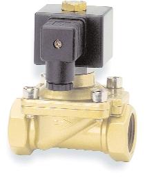 Special valves Buschjost 82370 Series Solenoid actuated, force lifting, with DVGW approval 8 to 25 mm orifice (ND) 2/2, NC, GÊ to G1 Valve operates without differential pressure ( p) EC type