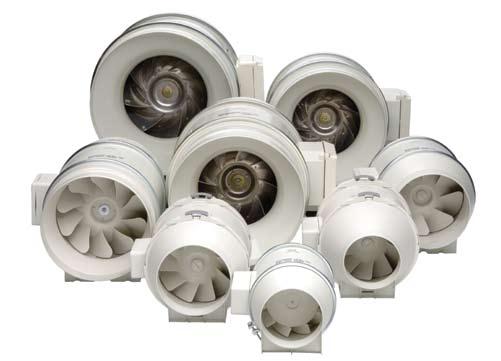 Supply/Exhaust for ducts TD-MIXVENT General details of the TD-MIXVENT range Low profile mixed flow fans, manufactured in plastic material (up to model 200) or in galvanized steel sheet